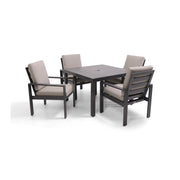 Sutton Cushioned 5 Piece Dining Group Dove - The Great Escape
