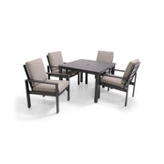 Sutton Cushioned 5 Piece Dining Group Dove - The Great Escape
