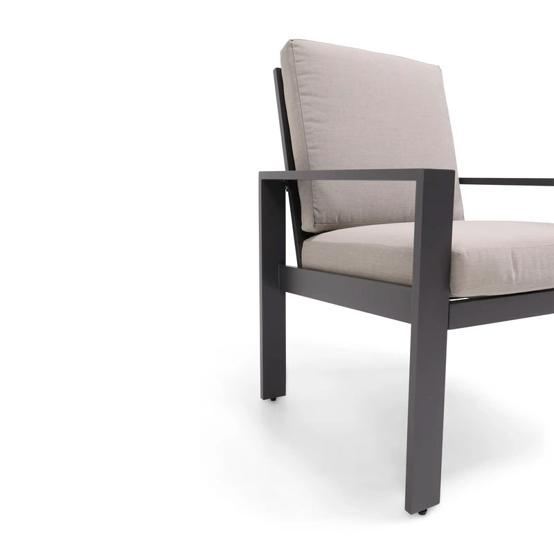Sutton Cushioned Dining Chair Dove - The Great Escape