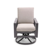 Sutton Cushioned Swivel Rocker Dove - The Great Escape