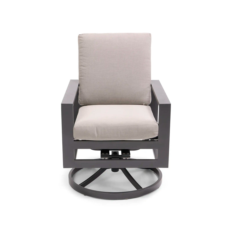 Sutton Cushioned Swivel Rocker Dove - The Great Escape