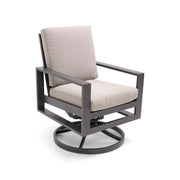 Sutton Cushioned Swivel Rocker Dove - The Great Escape