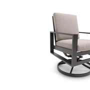 Sutton Cushioned Swivel Rocker Dove - The Great Escape