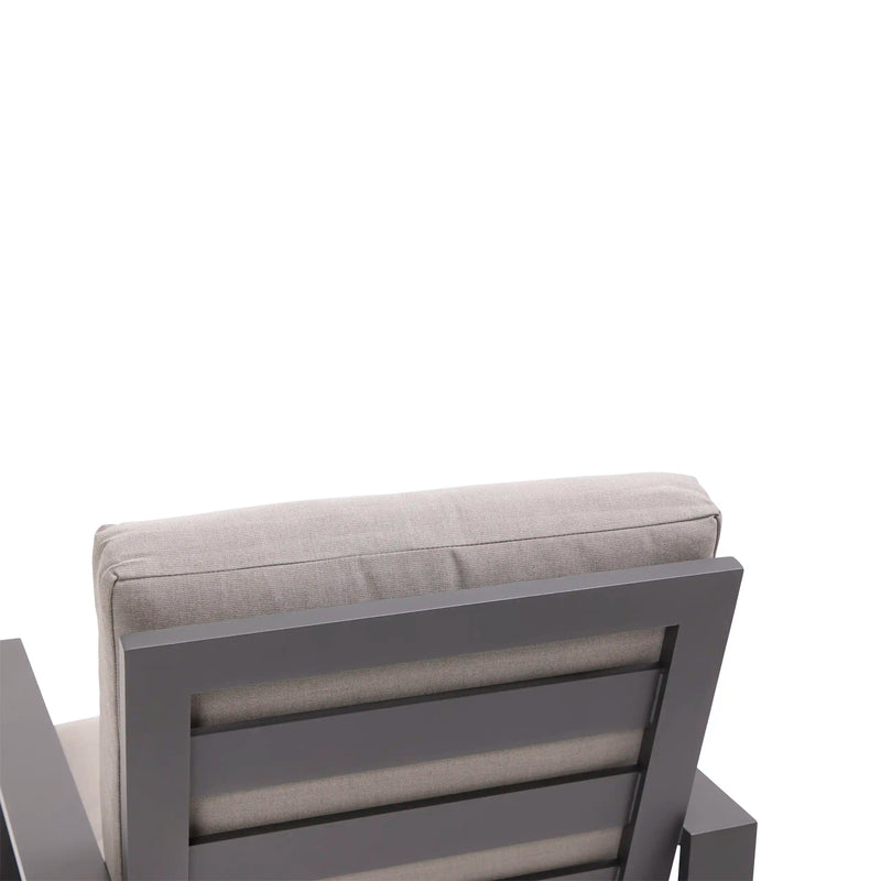 Sutton Cushioned Swivel Rocker Dove - The Great Escape