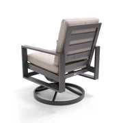 Sutton Cushioned Swivel Rocker Dove - The Great Escape