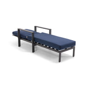 Sutton Grey Chaise Lounge - The Great Escape