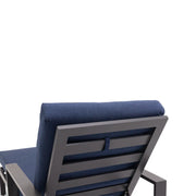 Sutton Grey Chaise Lounge - The Great Escape