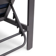Sutton Grey Chaise Lounge - The Great Escape