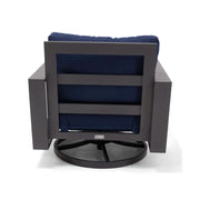 Sutton Grey Cushioned Swivel Rocker Indigo - The Great Escape