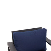 Sutton Grey Cushioned Swivel Rocker Indigo - The Great Escape
