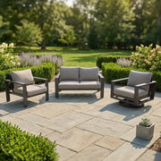 Sutton Grey 3 Piece Loveseat Group Dove - The Great Escape