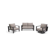 Sutton Grey 3 Piece Loveseat Group Dove - The Great Escape