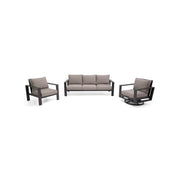 Sutton Grey 3 Piece Sofa Group Dove - The Great Escape