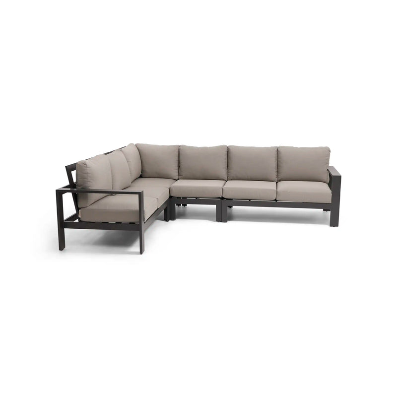Sutton Grey 4 Piece Sectional Group Dove - The Great Escape