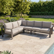 Sutton Grey 4 Piece Sectional Group Dove - The Great Escape