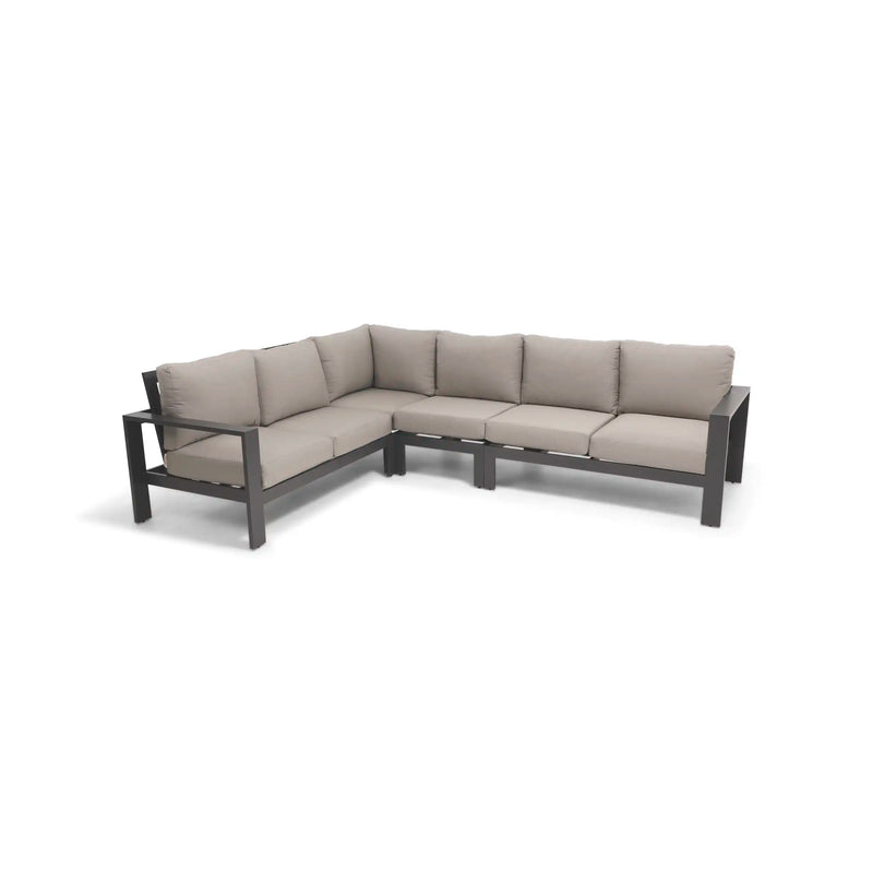 Sutton Grey 4 Piece Sectional Group Dove - The Great Escape