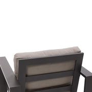 Sutton Grey Cushioned Lounge Chair Dove - The Great Escape
