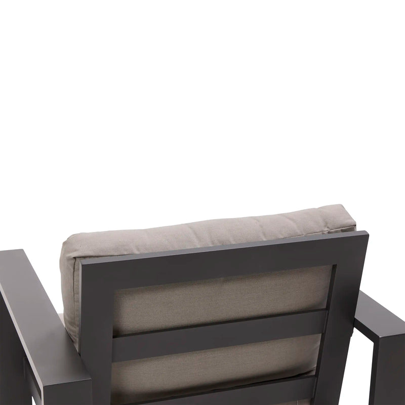 Sutton Grey Cushioned Lounge Chair Dove - The Great Escape