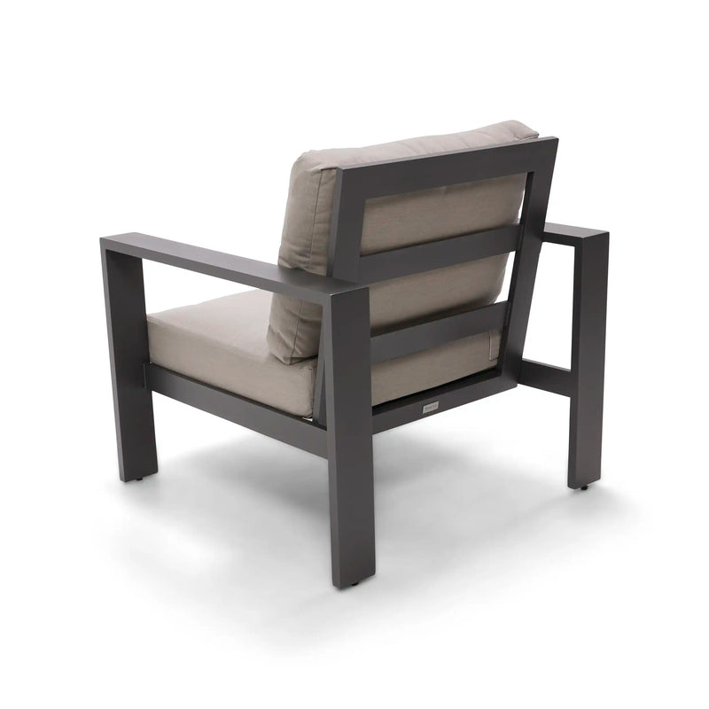 Sutton Grey Cushioned Lounge Chair Dove - The Great Escape
