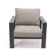 Sutton Grey Cushioned Lounge Chair Dove - The Great Escape