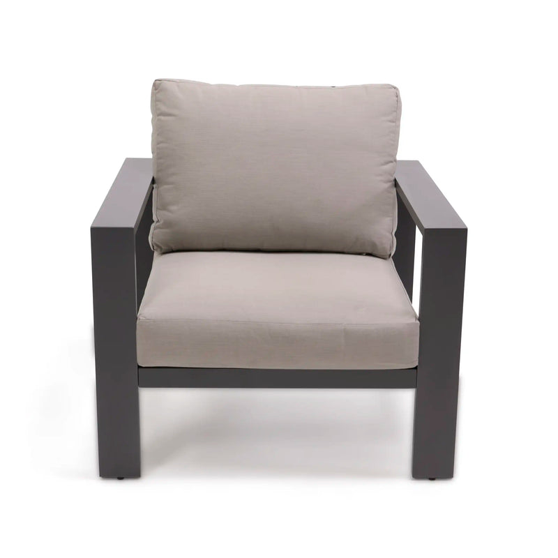 Sutton Grey Cushioned Lounge Chair Dove - The Great Escape