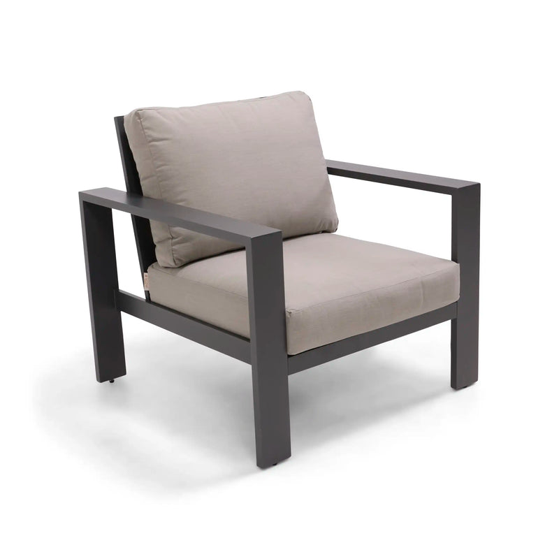 Sutton Grey Cushioned Lounge Chair Dove - The Great Escape