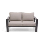 Sutton Grey Cushioned Loveseat Dove - The Great Escape