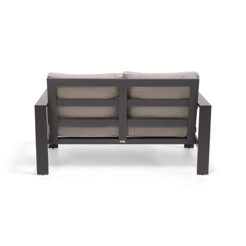 Sutton Grey Cushioned Loveseat Dove - The Great Escape