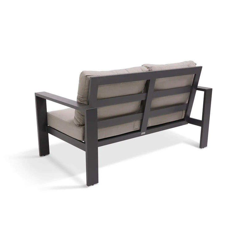 Sutton Grey Cushioned Loveseat Dove - The Great Escape