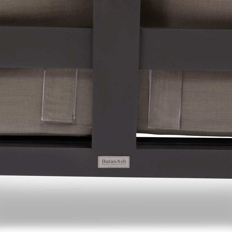 Sutton Grey Cushioned Loveseat Dove - The Great Escape