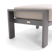 Sutton Cushioned Ottoman Dove - The Great Escape