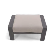 Sutton Cushioned Ottoman Dove - The Great Escape
