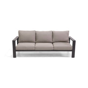 Sutton Grey Cushioned Sofa Dove - The Great Escape
