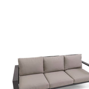 Sutton Grey Cushioned Sofa Dove - The Great Escape