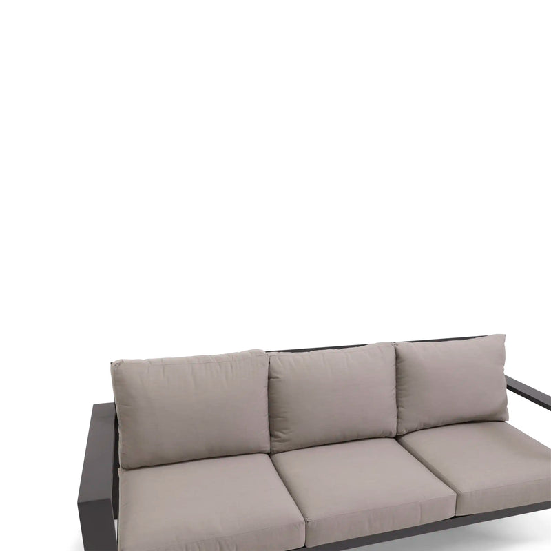 Sutton Grey Cushioned Sofa Dove - The Great Escape