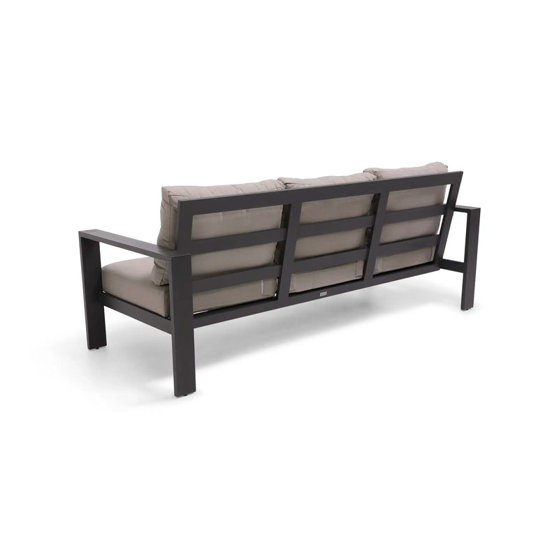 Sutton Grey Cushioned Sofa Dove - The Great Escape
