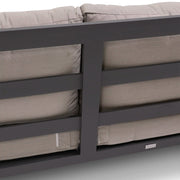 Sutton Grey Cushioned Sofa Dove - The Great Escape