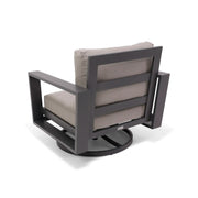 Sutton Grey Cushioned Swivel Rocker Dove - The Great Escape