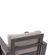 Sutton Grey Cushioned Swivel Rocker Dove - The Great Escape