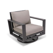 Sutton Grey Cushioned Swivel Rocker Dove - The Great Escape