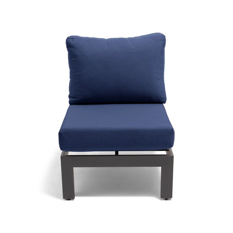 Sutton Grey Cushioned Armless Section - The Great Escape