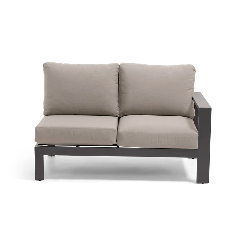 Sutton Grey LAF Loveseat Section Dove - The Great Escape