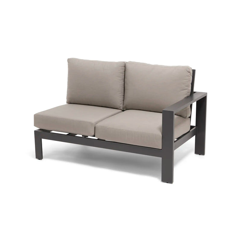 Sutton Grey LAF Loveseat Section Dove - The Great Escape