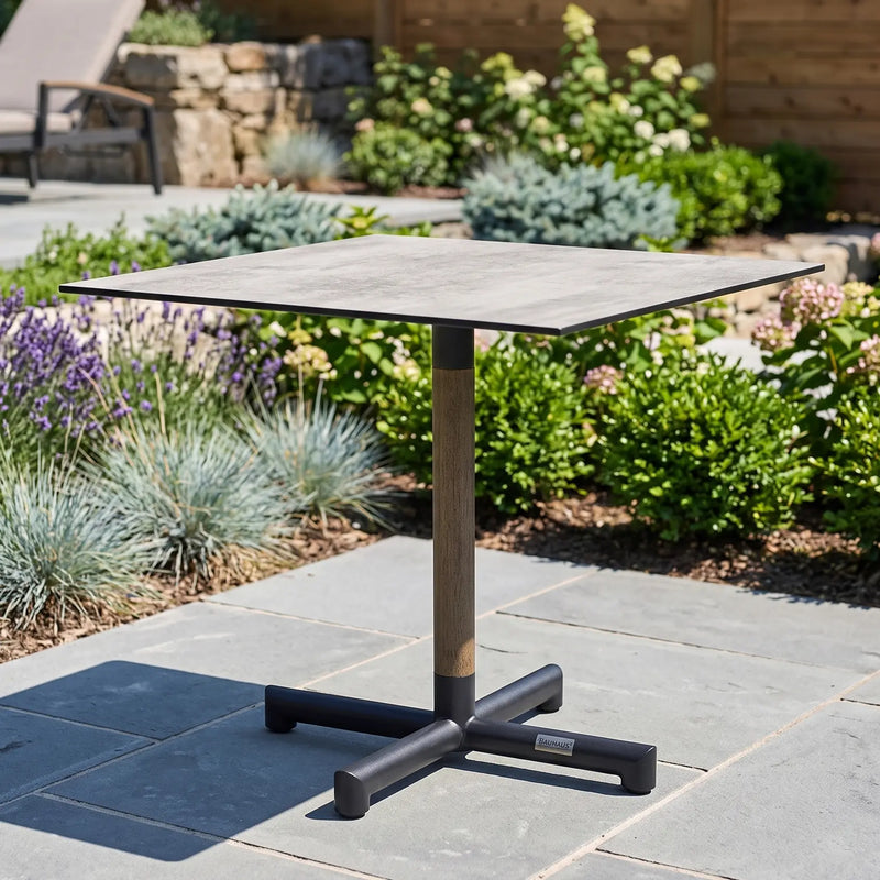 31 Inch Square Pedestal Bistro Table - The Great Escape