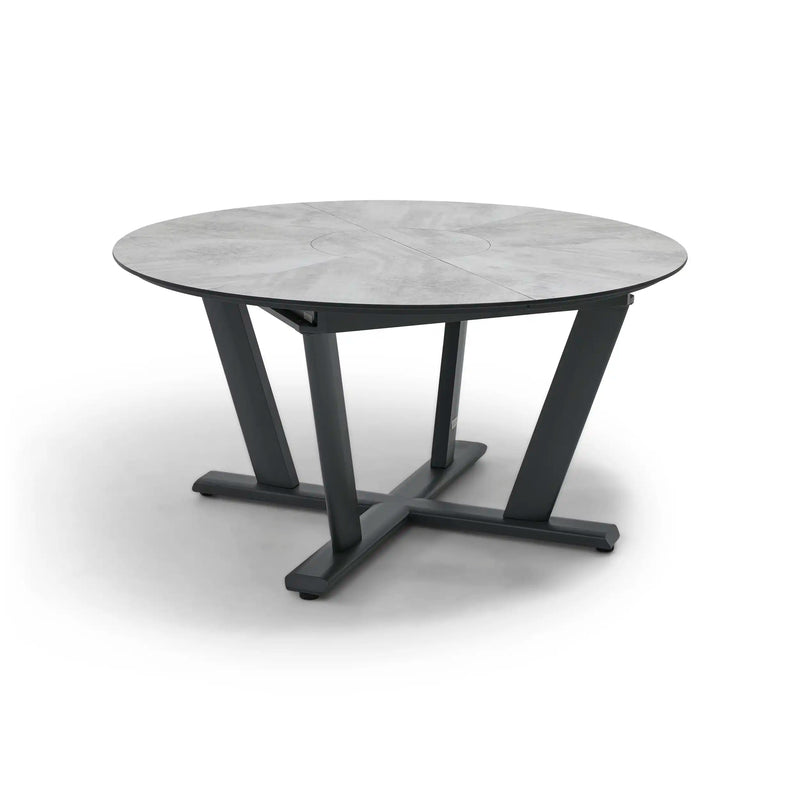 57 Inch Round - 80 Inch Oval Extension Dining Table - The Great Escape