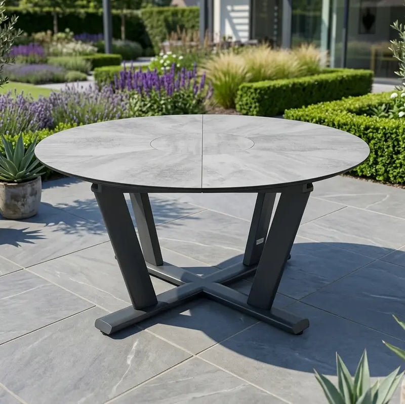 57 Inch Round - 80 Inch Oval Extension Dining Table - The Great Escape