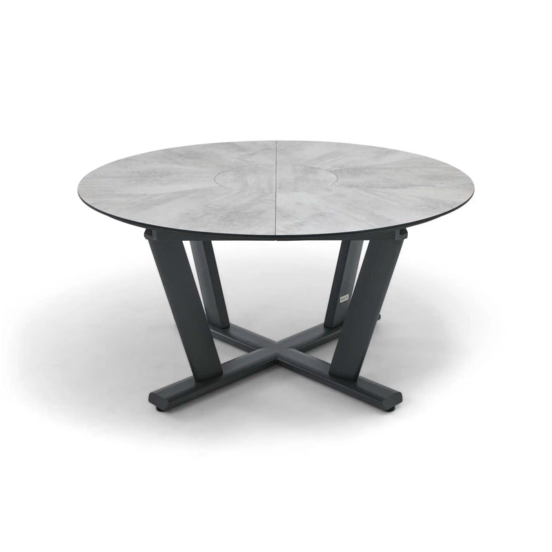 57 Inch Round - 80 Inch Oval Extension Dining Table - The Great Escape