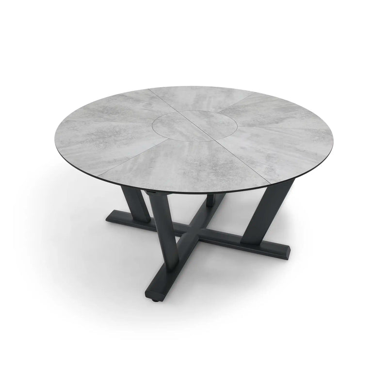 57 Inch Round - 80 Inch Oval Extension Dining Table - The Great Escape