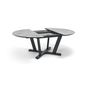 57 Inch Round - 80 Inch Oval Extension Dining Table - The Great Escape