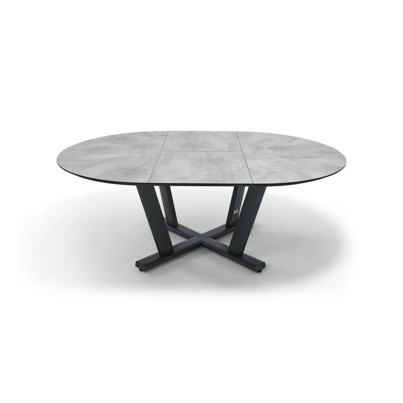 57 Inch Round - 80 Inch Oval Extension Dining Table - The Great Escape